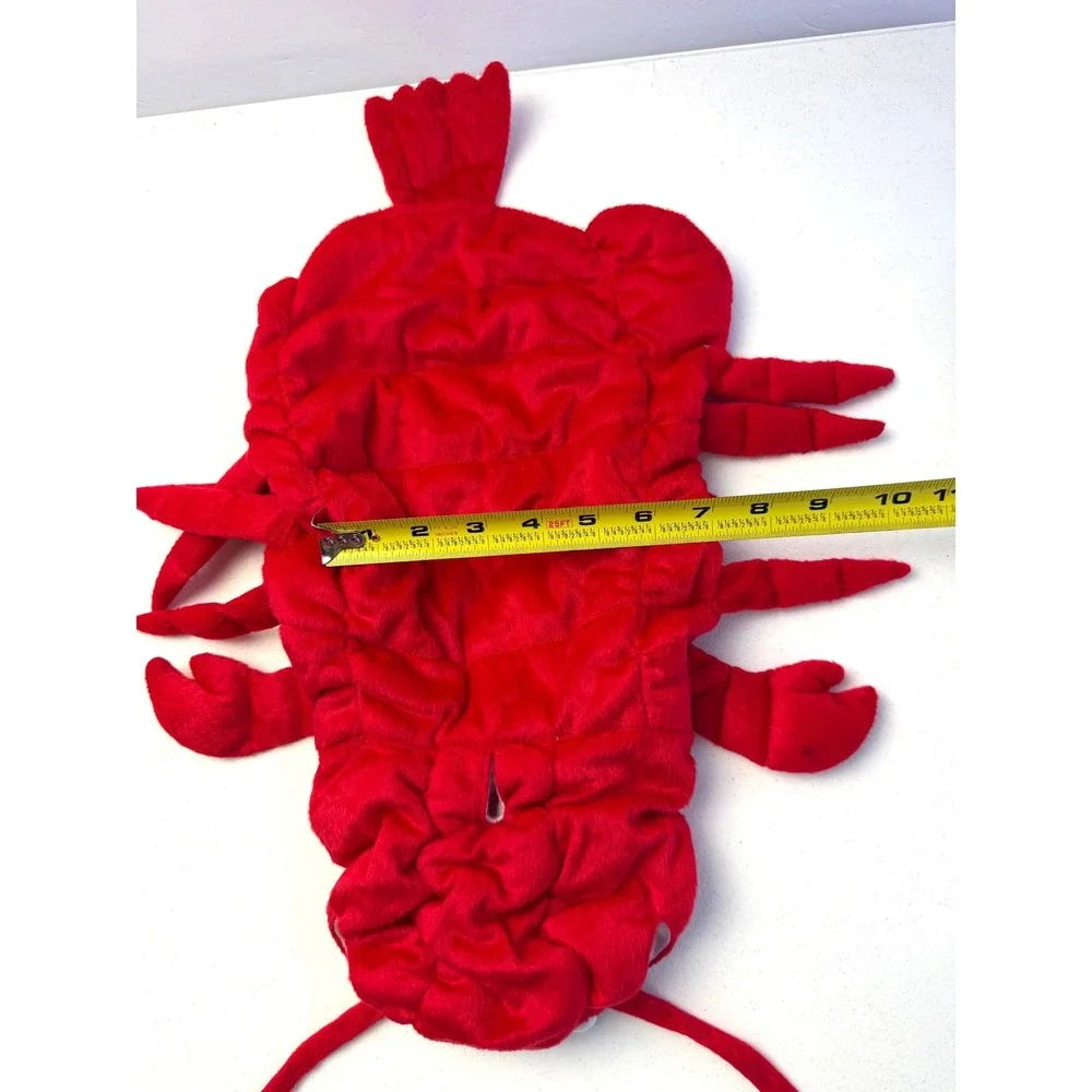 Pet Halloween Lobster Dog Costume Red S Medium Sea Creature Animal Hooded S/M